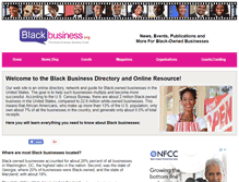 Tablet Screenshot of blackbusiness.org